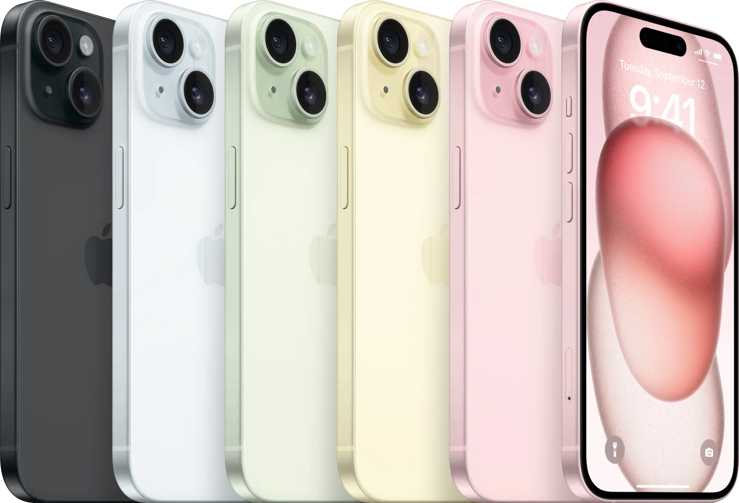 iPhone 15 colours