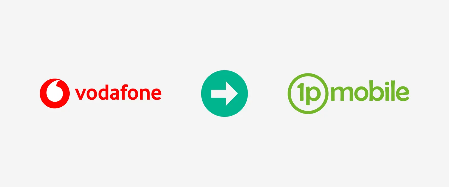 Switch from Vodafone to 1pMobile and keep your number using a PAC code