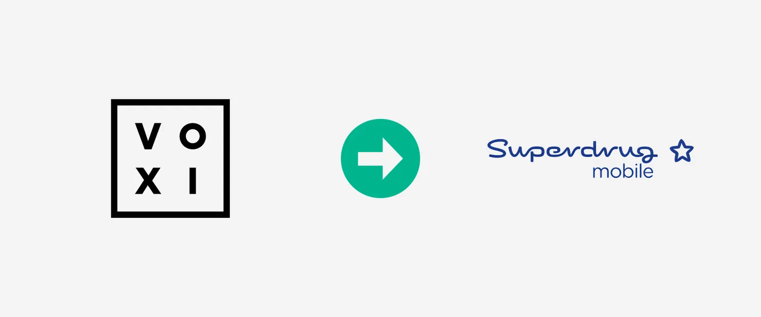 Switch from VOXI to Superdrug Mobile and keep your number using a PAC code