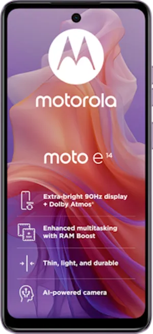 Motorola E14 Pastel Purple