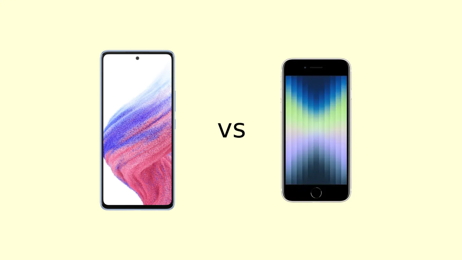 iPhone SE 2022 vs Samsung Galaxy A53
