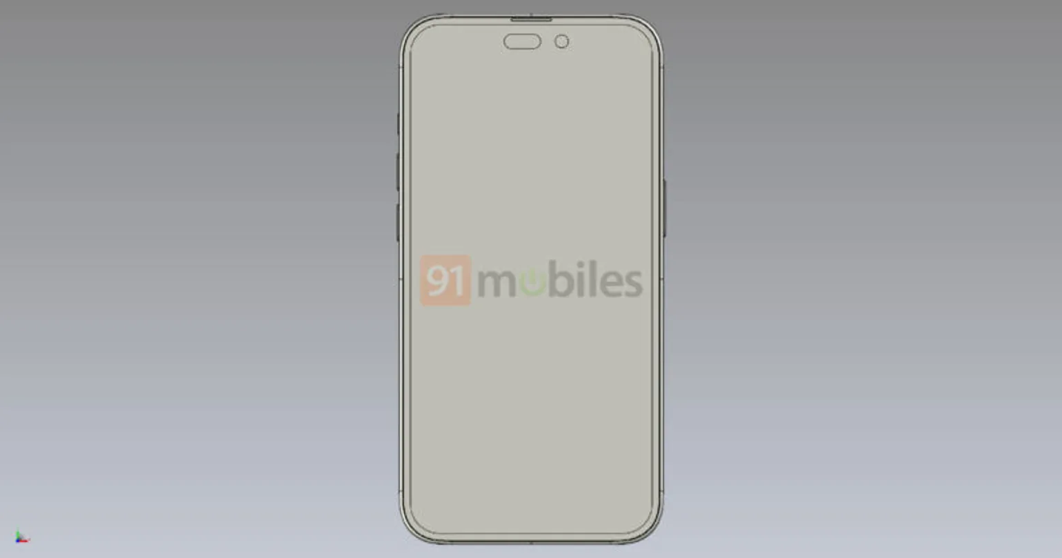 Leaked iPhone 14 Pro CAD renders show a familiar design