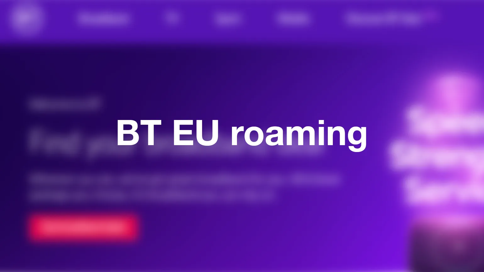 BT EU roaming - after Brexit