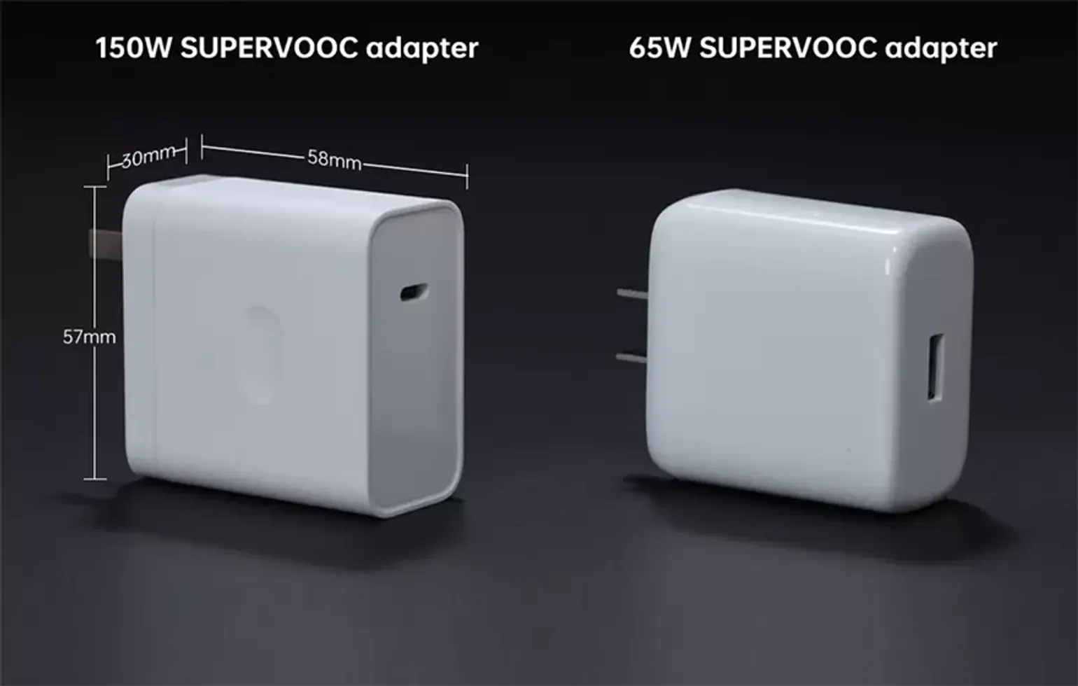 Gallium nitride (GAN) Oppo 150W SuperVOOC charger