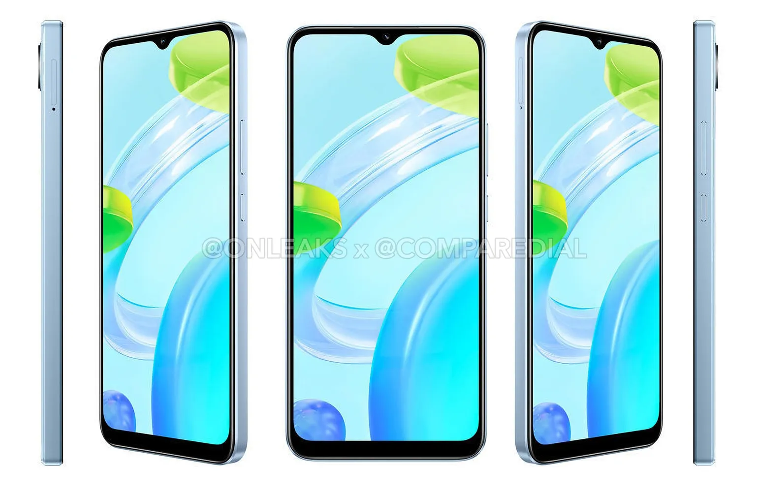 Realme C30 renders revealed in two colour options