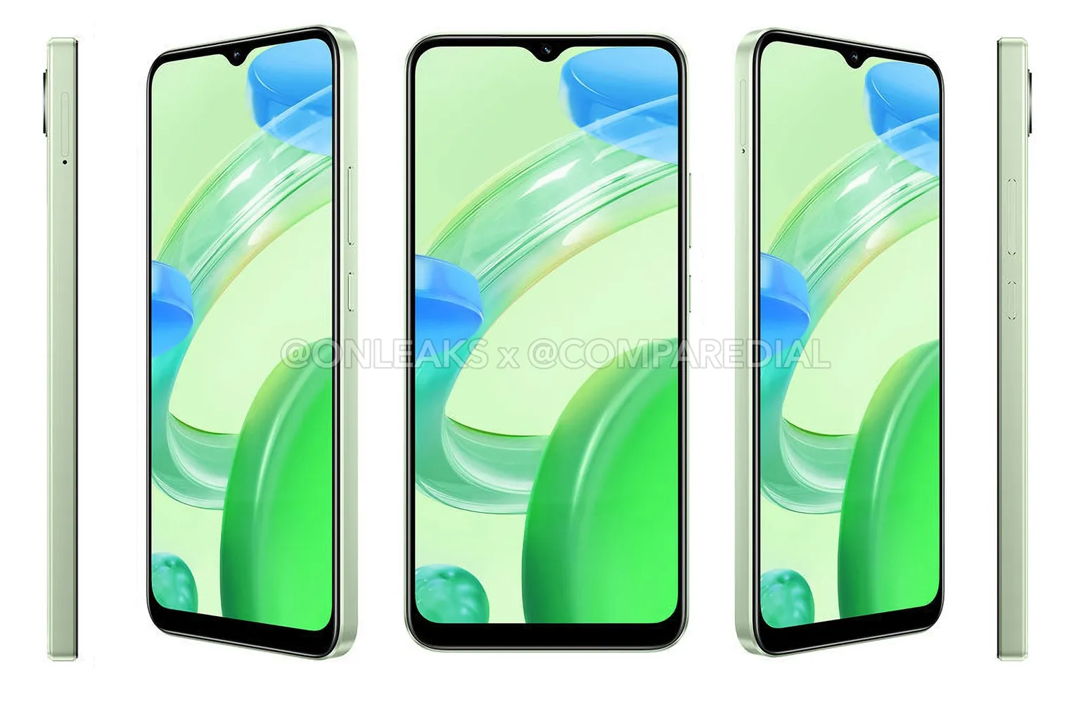 Realme C30 renders revealed in two colour options