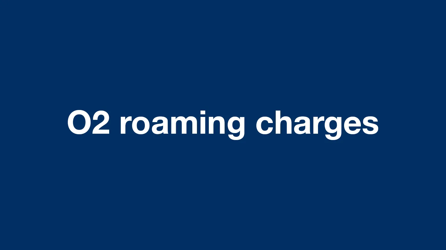 Will I be charged if I exceed my allowance when roaming with O2?