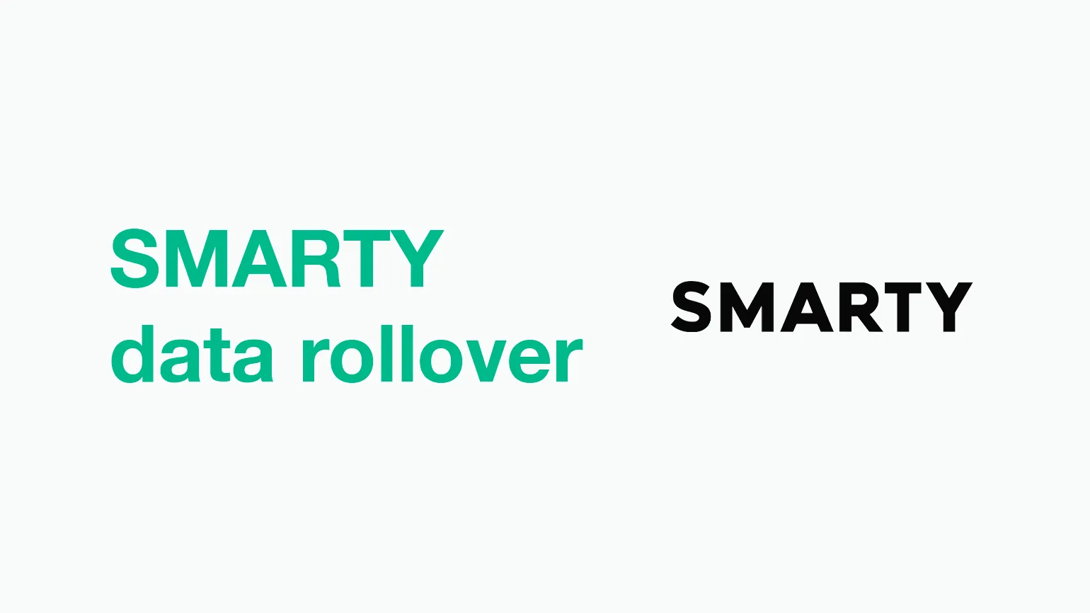 SMARTY data rollover